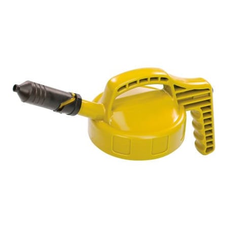 Edm Zap Parts Oil Safe Mini Spout Lid, Yellow, 100409 100409